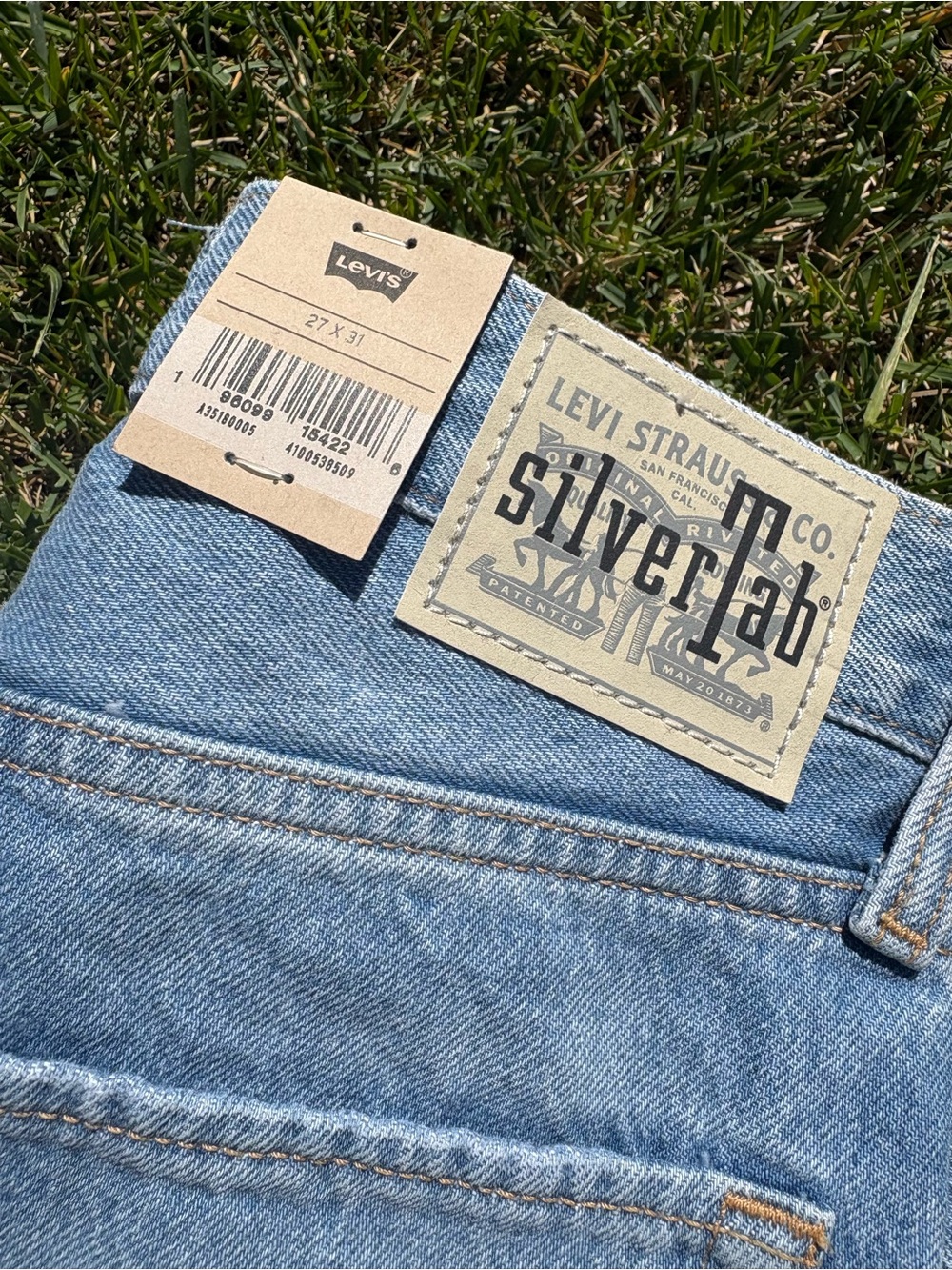 Levi's SilverTab Light Blue Women's Straight Leg Jeans